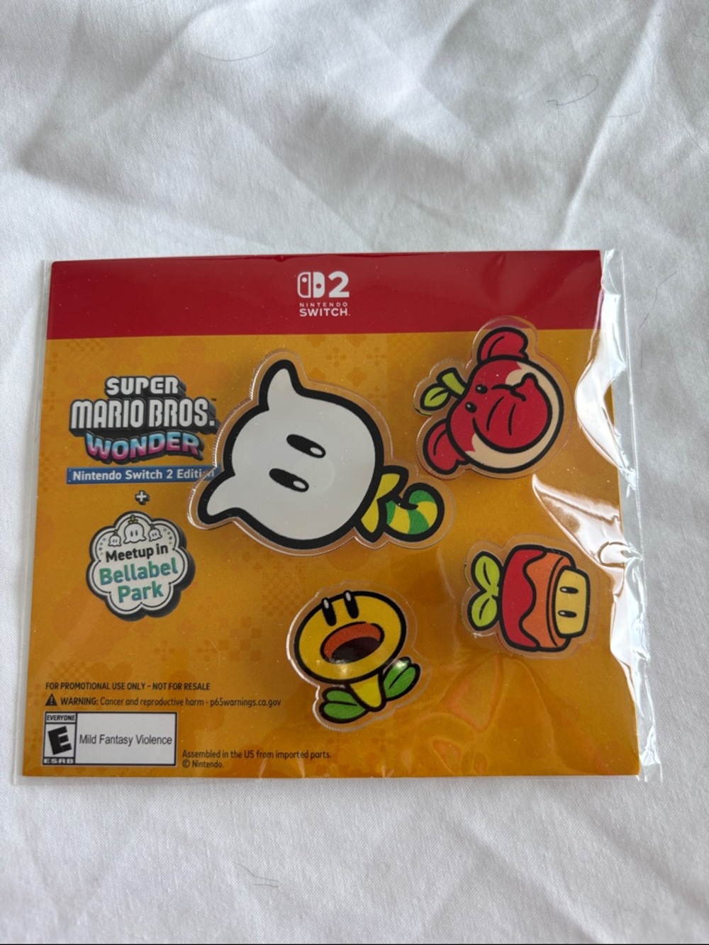 Super Mario Wonder Pin Set
